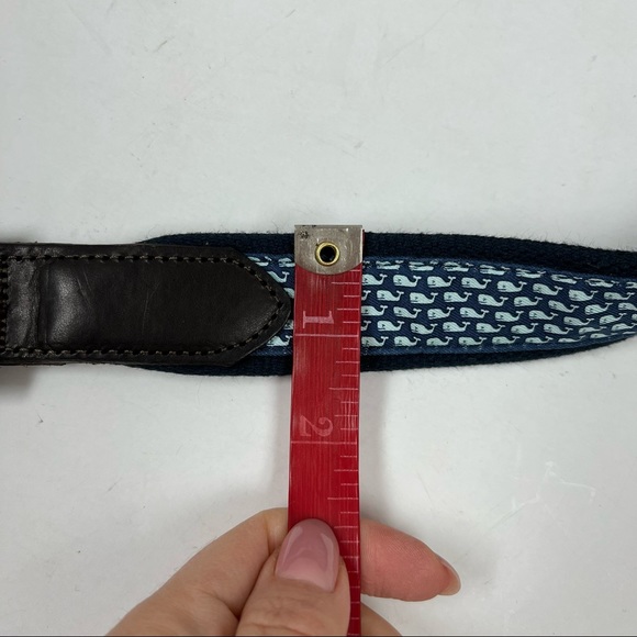 Vineyard Vines Canvas Whale Belt Made in USA Size 30 - Picture 6 of 11